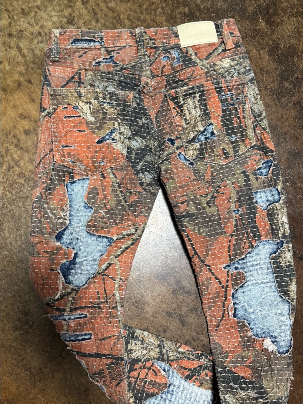 Majestik Jeans Nirvana Rip & Frayed Stacked Pants